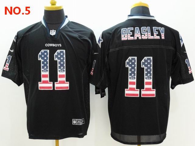 Men's Dallas Cowboys #11 Cole Beasley Jerseys NO.5;